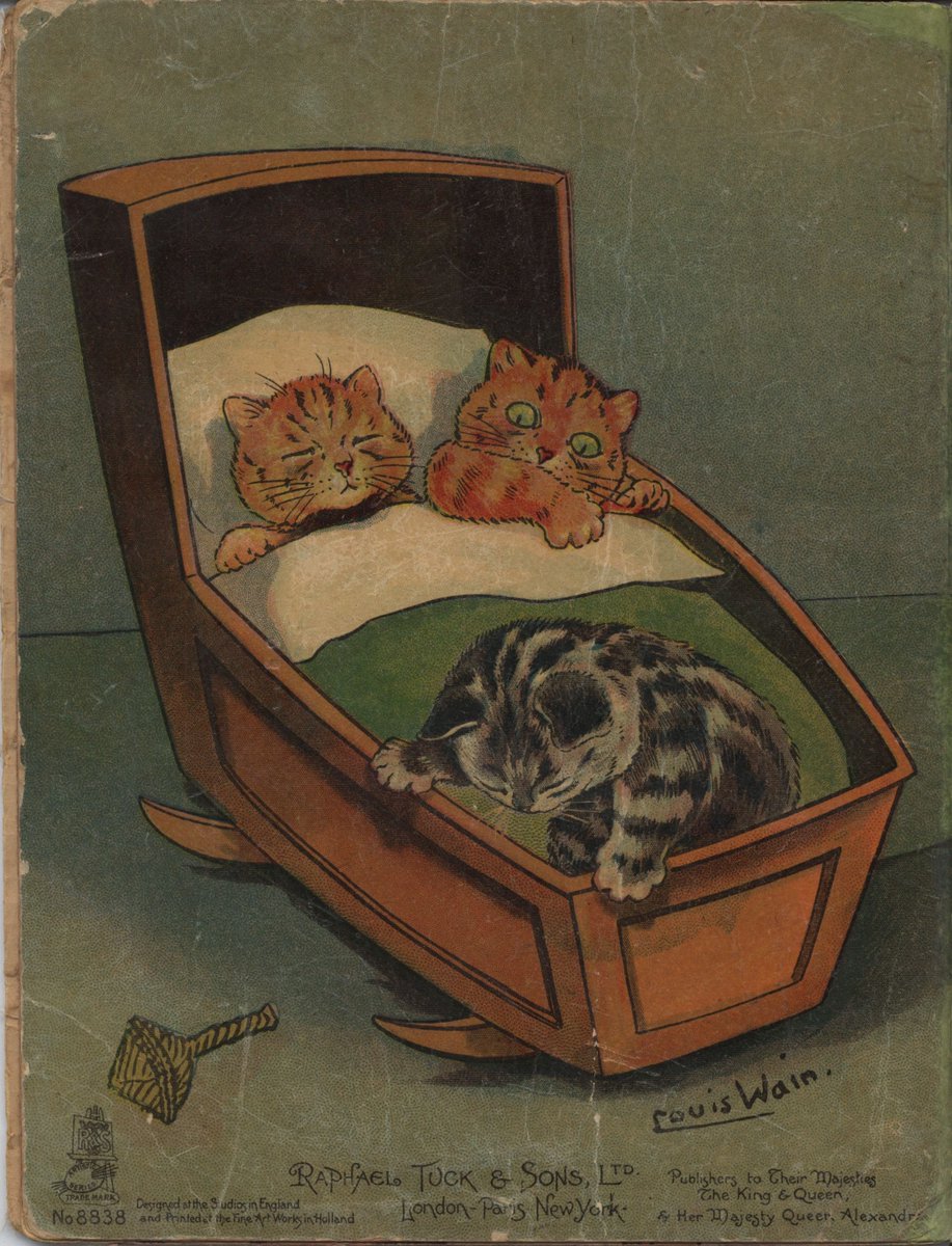 LouisWainBot's tweet photo. 'Kits and Cats' https://t.co/YgadeeyUUx