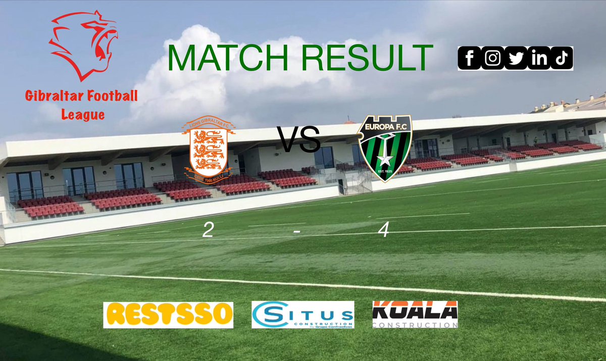 EuropaFC's tweet photo. Match Result, Lions 2, Europa FC 4. Another 3 points for us! 💚🖤⚽️ https://t.co/PLAvKuhLsW