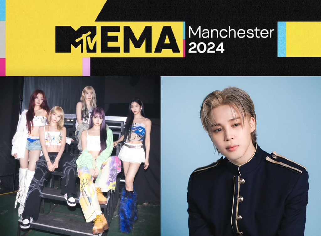 Sserafimers's tweet image. 🚨LE SSERAFIM and Jimin, two standout K-pop acts, shined as winners at the MTV EMA 2024, taking home the ‘Best PUSH’ and ‘Best K-pop’ awards, respectively‼️🥳