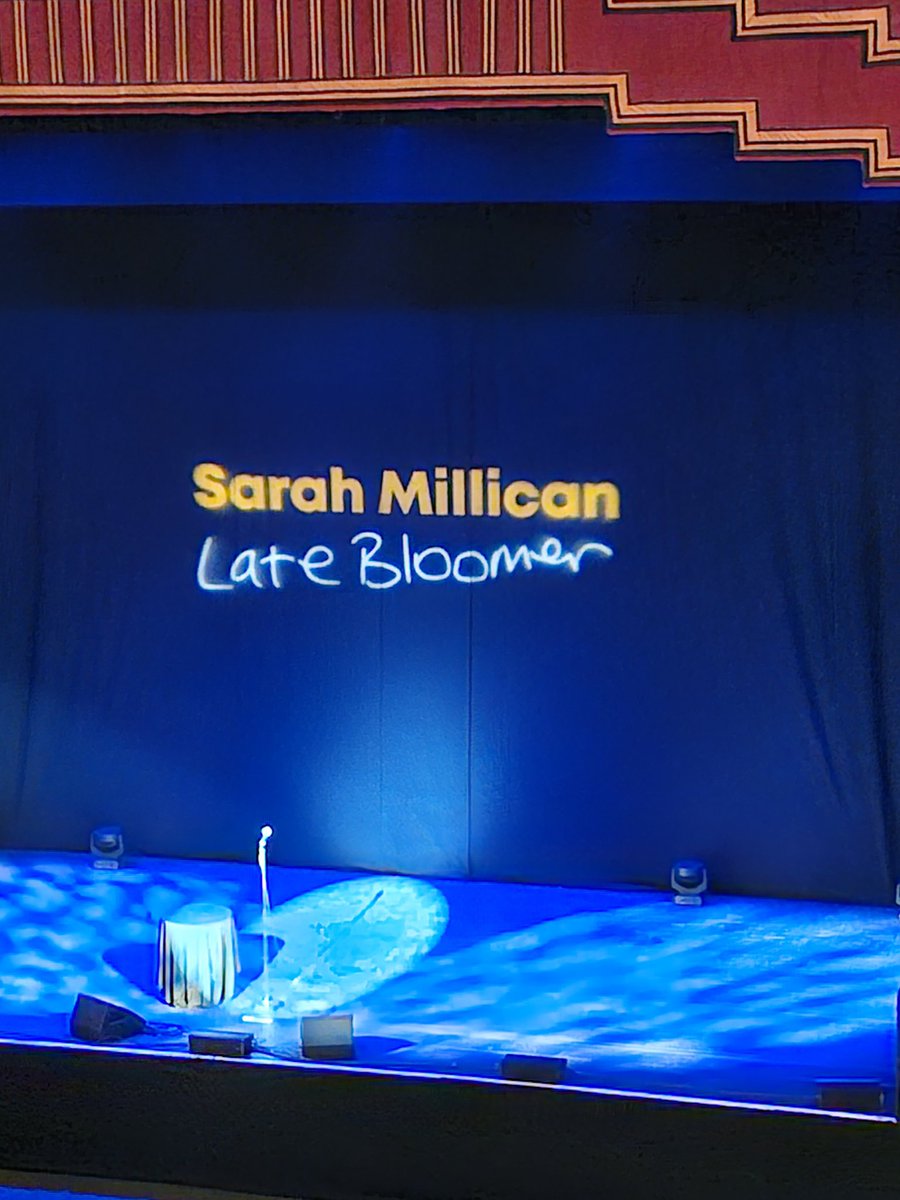 Had the very best night last night watching <a href="/SarahMillican75/">Sarah Millican</a> 
Top tip though, don't wear mascara, what a rookie error! 🤣
My sides and cheeks still ache from laughing from start to finish.