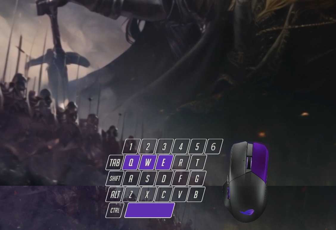 eminozlem's tweet photo. Made a preset for input-overlay for @OBSProject  for @ASUS_ROG  Chakram mouse and a purple wasda . In case you need it : https://t.co/tplcaDgYiQ https://t.co/cfyKqd58G5
