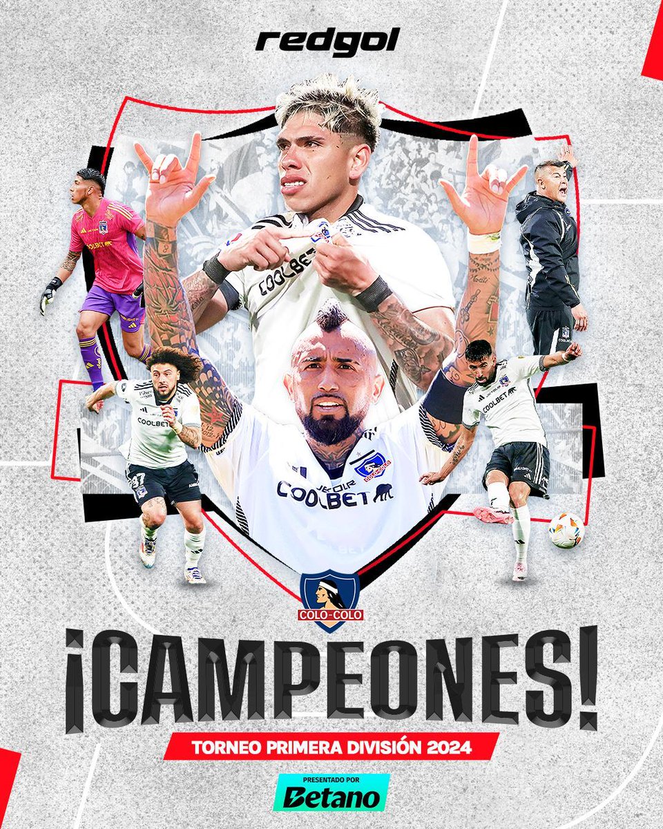 redgol's tweet photo. ¡COLO COLO BAJA SU ESTRELLA Nº34! ¡FELICIDADES PUEBLO COLOCOLINO! 🏆 https://t.co/weympMds2r