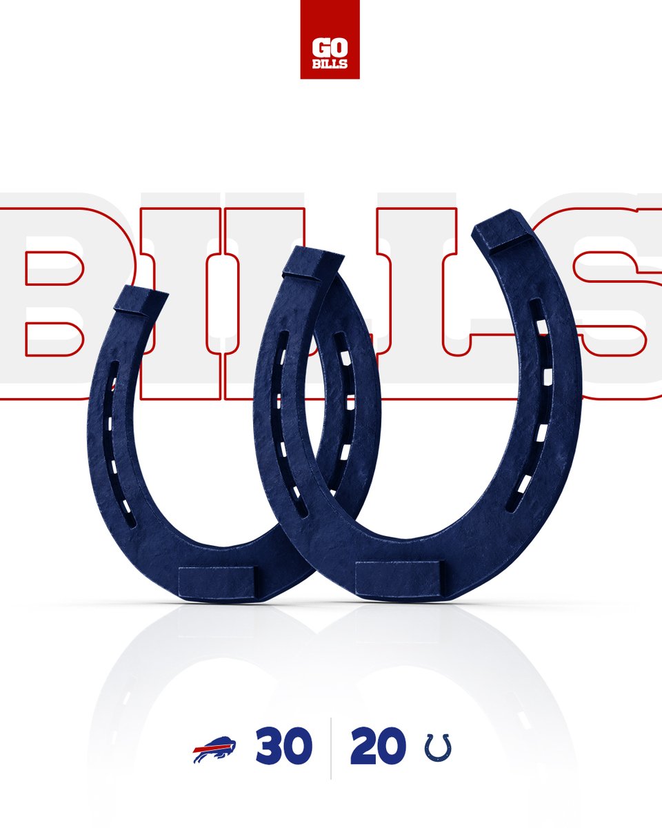 Giddy up. 🤠

#BUFvsIND | #BillsMafia