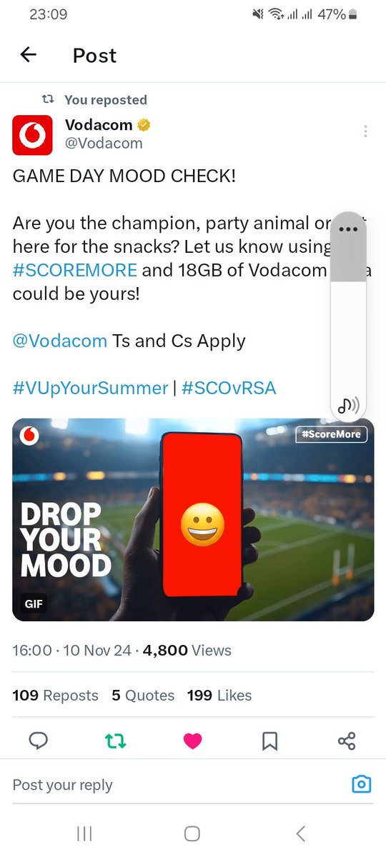 tuukasims's tweet photo. @Vodacom #SCORESMORE https://t.co/Stc3MfX0hP