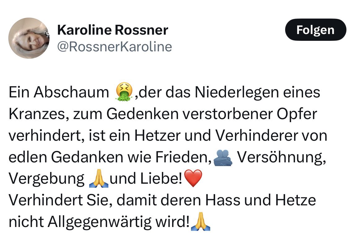 Karolines schlichte Gedankenwelt 
Sie möchte nicht mehr gelesen werden!