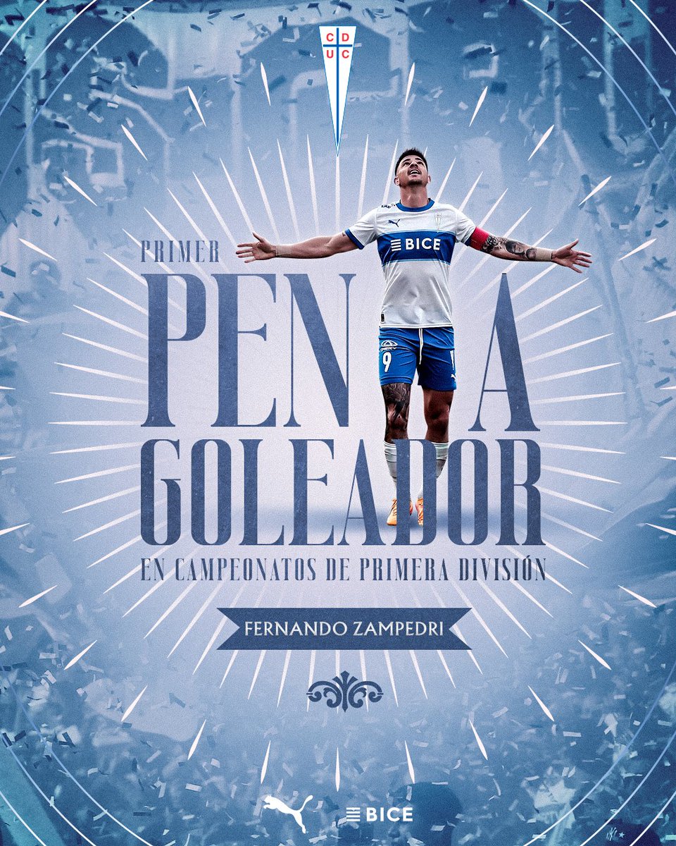 ¡𝗣𝗘𝗡𝗧𝗔𝗚𝗢𝗟𝗘𝗔𝗗𝗢𝗥! ¡𝗘𝗟 𝗧𝗢𝗥𝗢 𝗤𝗨𝗘 𝗦𝗜𝗚𝗨𝗘 𝗛𝗔𝗖𝗜𝗘𝗡𝗗𝗢 𝗛𝗜𝗦𝗧𝗢𝗥𝗜𝗔!

Nuestro Fernando Zampedri ha logrado un récord único en el fútbol chileno, consagrándose como el máximo goleador de torneos largos por quinto año consecutivo. ¡Desde el 2020