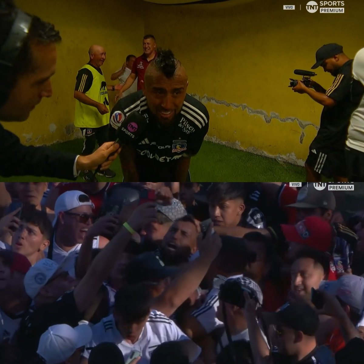 "Gane en todos lados, pero no hay nada como esto"

Simplemente el mejor futbolista de la historia de este país, volvió para ser campeón y cumplió TE AMO ARTURO ERASMO VIDAL PARDO

LARGA VIDAL AL REY.🐐👑🤍🖤
#VamosColoColo