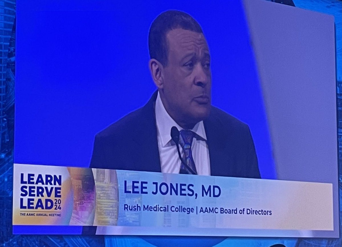 BAAwo_MD's tweet image. AAMC Leadership Plenary: “Don’t underestimate the power of the human spirit.”

Dr. Jones (Chair) and Dr. Skorton (Pres/CEO) remind us of how we do “hard” well, foster connection and humility just as much as evidence, and pursue health equity and understanding. #ISeeYou #AAMC24