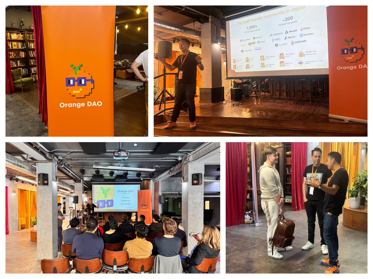 🍊 Calling all crypto founders! Only a couple of weeks left to apply for Orange DAO W25. This is a unique opportunity that could change everything—launching you into the most productive 12 weeks of your life.

Deadline is Nov 29:  ➡️  OrangeDAO.xyz/apply