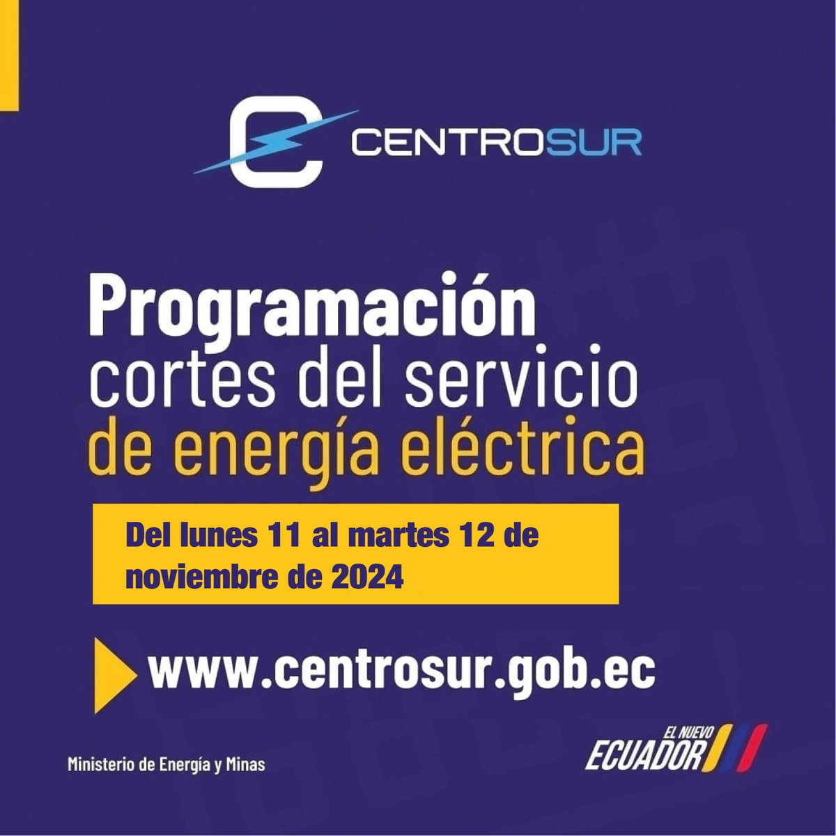 Centrosur tweet media