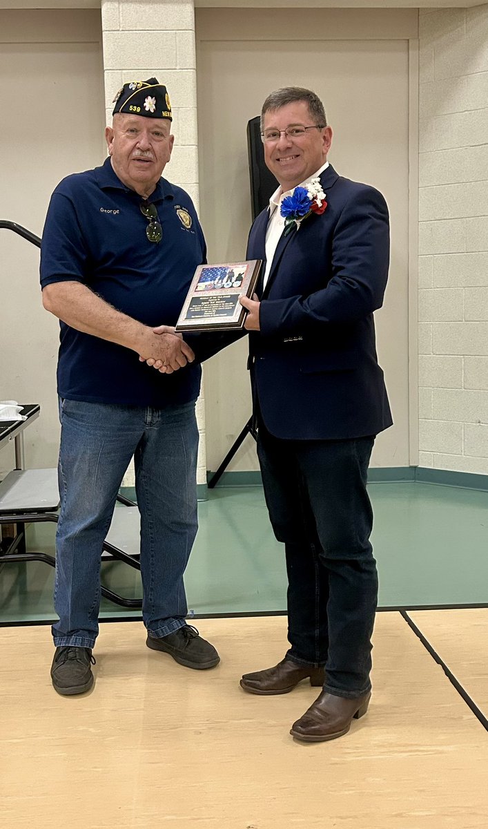 I was honored today to be named the Veterans’ Council of Craven County’s Veteran of the Year for my work with American Legion Post 539, VFW Post 2514, and the council and for highlighting veterans programs while a New Bern City Alderman.
