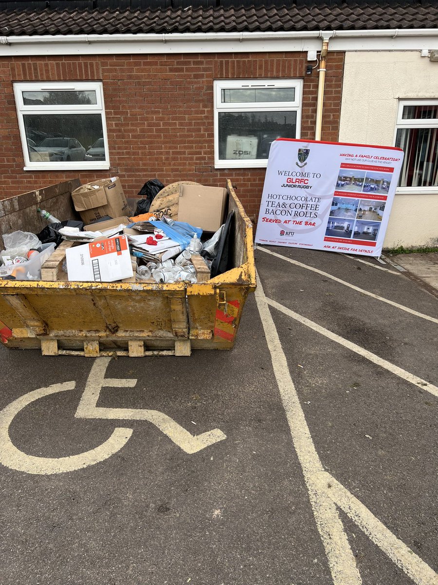 Stephie Richardson (@stephieb1234) on Twitter photo This is what ableism looks like. 3 accessible bays and you choose one to put a skip in. Then, when you park considerately, by the skip (not in use), an aggressive, ableist, man actually squares up to you. <a href="/GLRFC/">Gordon League RFC</a> you should be ashamed. <a href="/RFU/">Rugby Football Union</a> you need to tackle these attitudes. This is what ableism looks like. 3 accessible bays and you choose one to put a skip in. Then, when you park considerately, by the skip (not in use), an aggressive, ableist, man actually squares up to you. <a href="/GLRFC/">Gordon League RFC</a> you should be ashamed. <a href="/RFU/">Rugby Football Union</a> you need to tackle these attitudes.