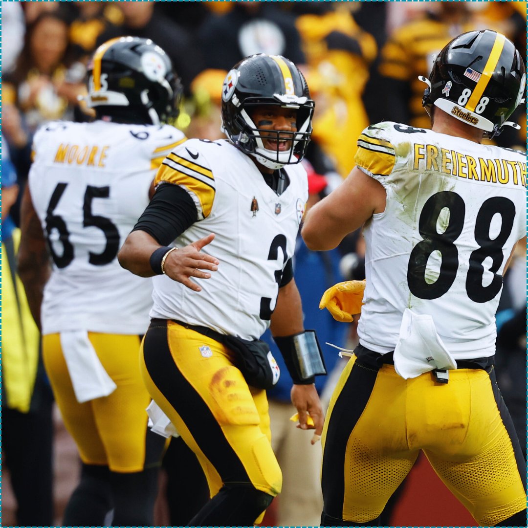 MySportsUpdate's tweet photo. Russell Wilson: 3-0 as the #Steelers starter. https://t.co/TyPF1mWQ34