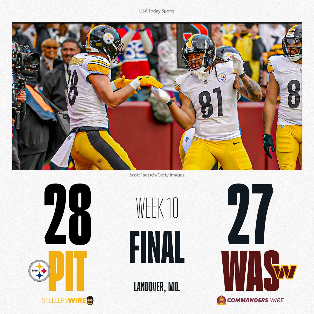 What a win! 7-2 🔥 #HereWeGo #Steelers