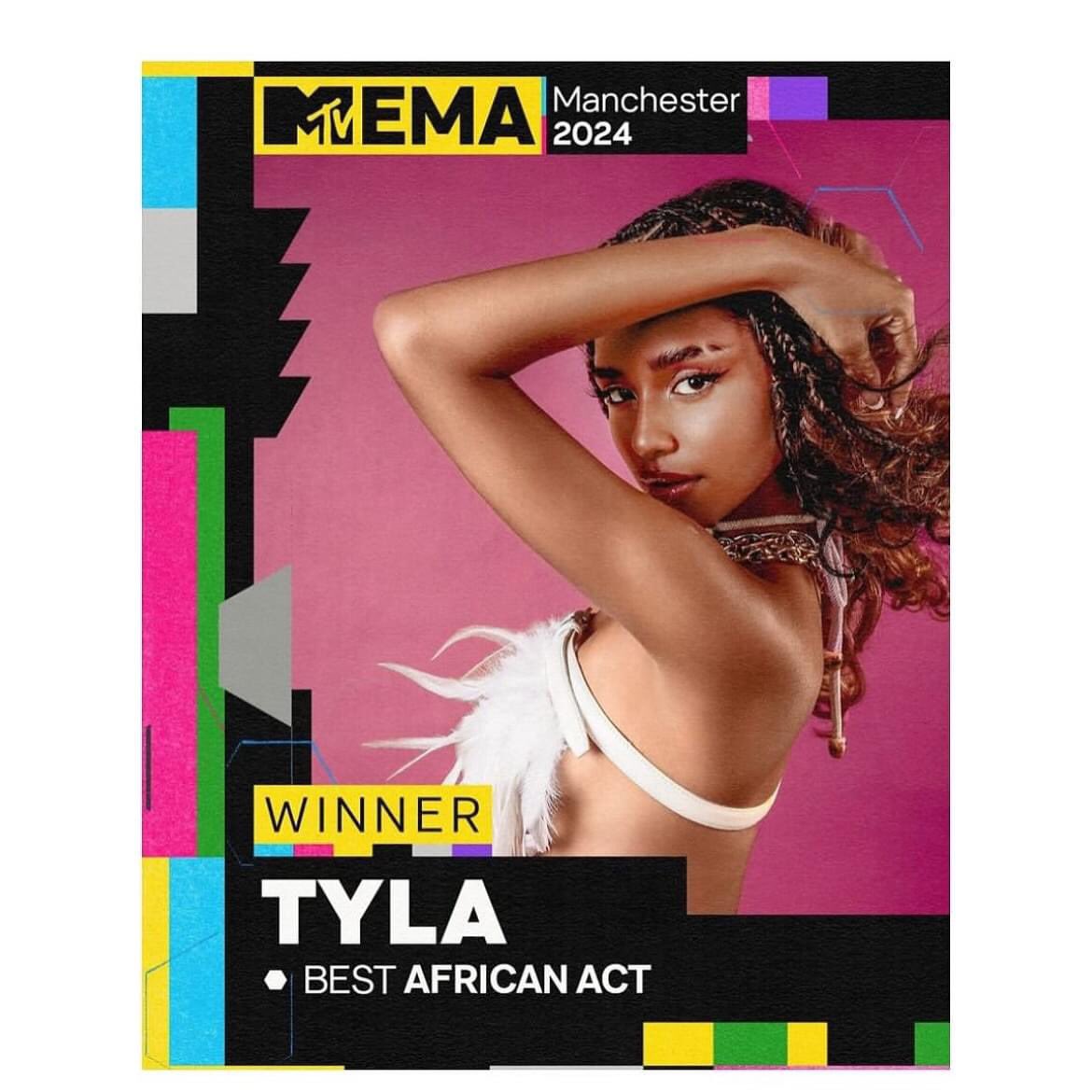 channelv_tz's tweet photo. #EntertainmentWire Star Wa Muziki Nchini SouthAfrica #Tyla Ameshinda Tuzo Za #MTVEMA 2024 Katika Kipengele Cha #BestAfricanAct Huku Akiwapiga Chini Wakina #Asake #Titom&amp;Yupe #DBNGogo #DiamondPlatinumz
.
#ChannelVUpdates
#EntertainmentWire
#HubOfEntertainmentStories https://t.co/eRbUYoP8jn