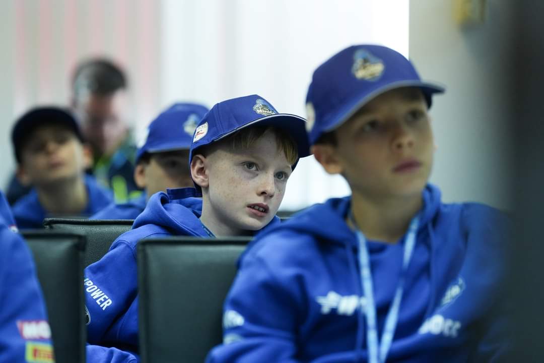 GrassrootsToGP's tweet photo. Day 1 for the FIM Minigp Ireland riders is complete. 

Alfie Flynn Racing #44 is back for the second time and Jack Hamilton is following in his Brother Brian's footsteps. 

#MotoGP #MiniGP #ohvale https://t.co/OlwGLtC2ec