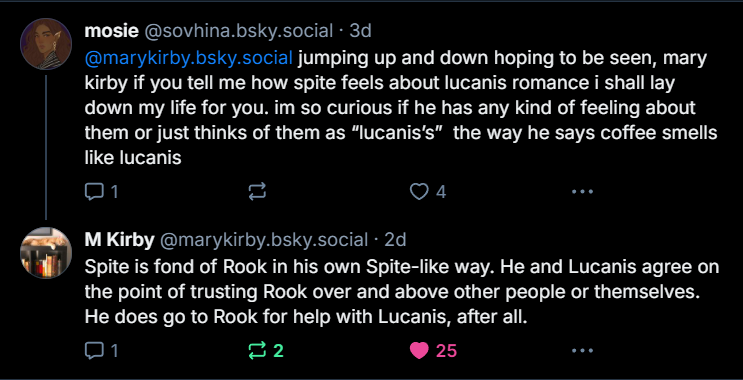 Thunderqueers's tweet photo. #veilguardspoilers
Viago is def planning Rook and Lucanis' marriage and Spite loves Rook in his own way.
I love them 😩 https://t.co/b3Wgm5Nq61