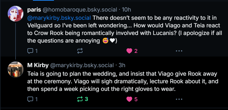 Thunderqueers's tweet photo. #veilguardspoilers
Viago is def planning Rook and Lucanis' marriage and Spite loves Rook in his own way.
I love them 😩 https://t.co/b3Wgm5Nq61