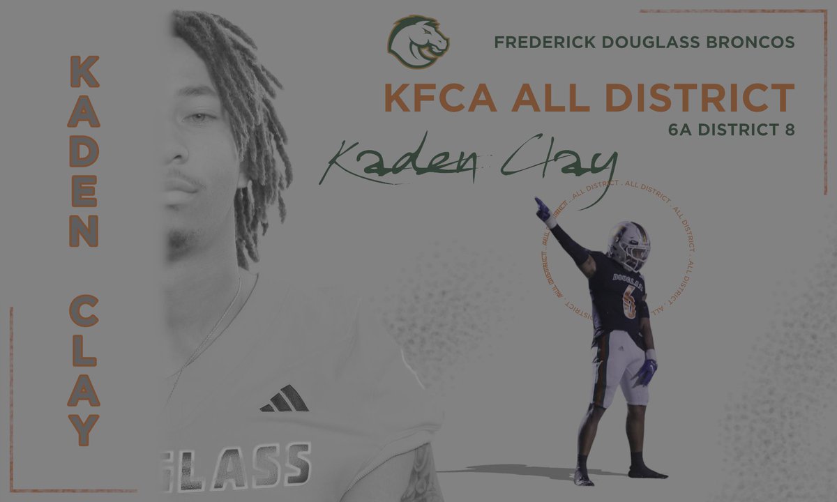 Douglass Football (@fdouglassfb) on Twitter photo Congratulations to <a href="/Kaden6_/">KADEN CLAY</a> on being named to the KFCA ALL DISTRICT team. <a href="/coachnatemcpeek/">Nathan Mcpeek</a> Congratulations to <a href="/Kaden6_/">KADEN CLAY</a> on being named to the KFCA ALL DISTRICT team. <a href="/coachnatemcpeek/">Nathan Mcpeek</a>