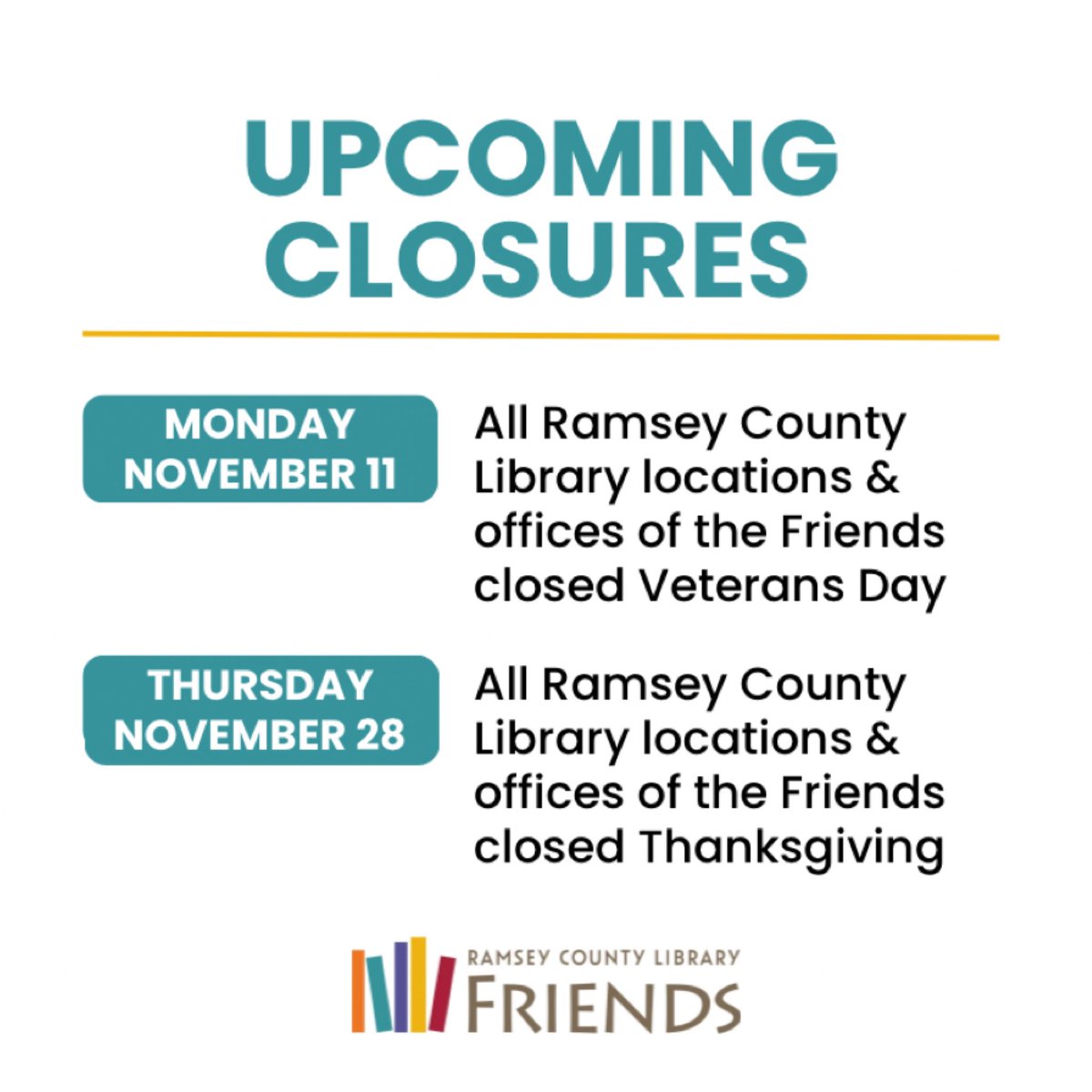 Ramsey County Library Friends tweet media