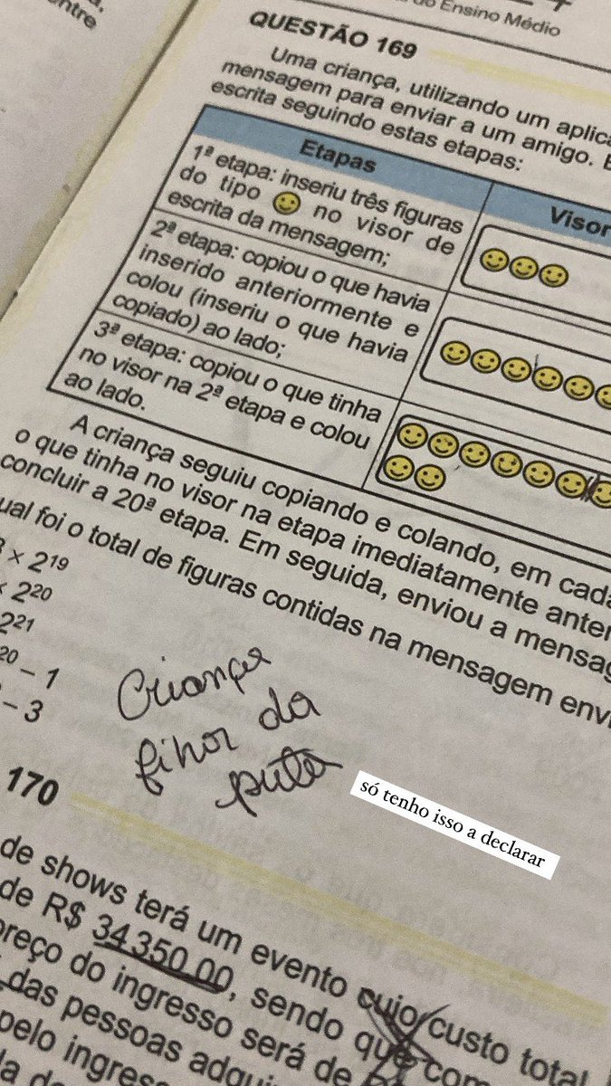 laeledebora's tweet image. criança desgracada,nem deveria ter celular #enem2024