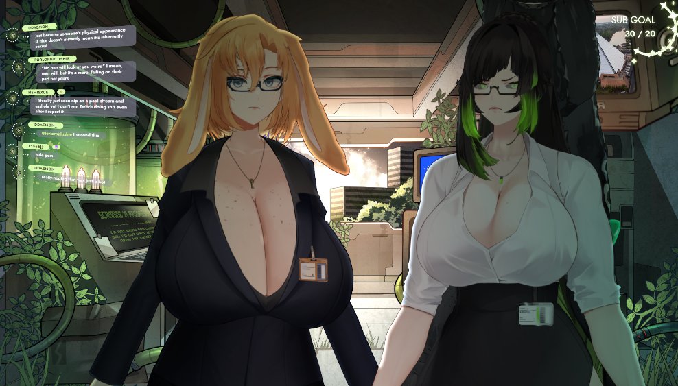 RadiaActive_VT's tweet image. Five seconds.  I accidentally zoomed in on my chest for 5 seconds while I was trying to adjust my mascot.

No sexual themes, no violations of the dress code, no exposed bits.

5 seconds.

Are you kidding me, @Twitch?