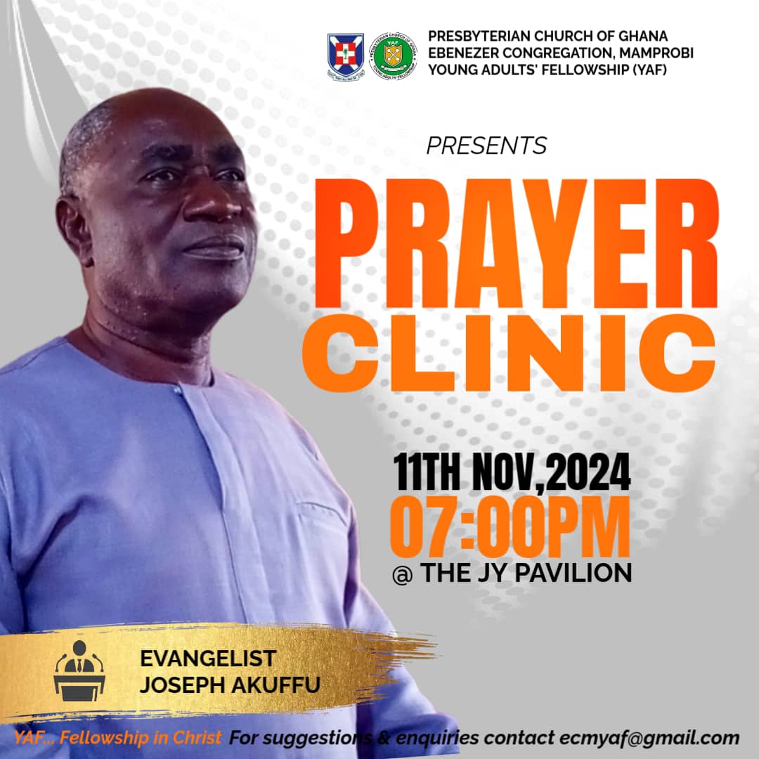 ecm_yaf's tweet photo. *True prayer is neither a mere mental exercise nor a vocal performance. It is far deeper than that – it is a spiritual transaction with the Creator of Heaven and Earth.
Let's meet MoN. 11th November, 2024  as we appear before our father in prayers.
Time: 7pm
Venue: (JY Pavilion) https://t.co/UEr7AQ2MOU