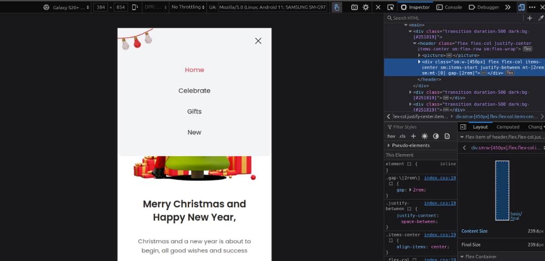 Excited to share my React project!
Built with:
- React
- Tailwind CSS
- React Router
- Context API
Features:
- Seamless transitions
- Light/dark mode toggle

Check it out: christmas-dexapp.vercel.app

Open to feedback &amp; new ops!

#React #TailwindCSS #FrontendDevelopment #OpenToWork