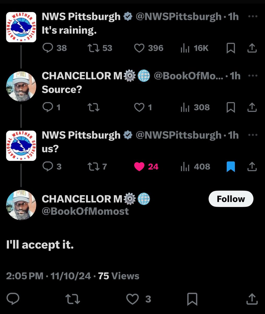I don’t know why but the NWS breaking the professionalism is so hilarious to me😭😭 #wxtwitter
