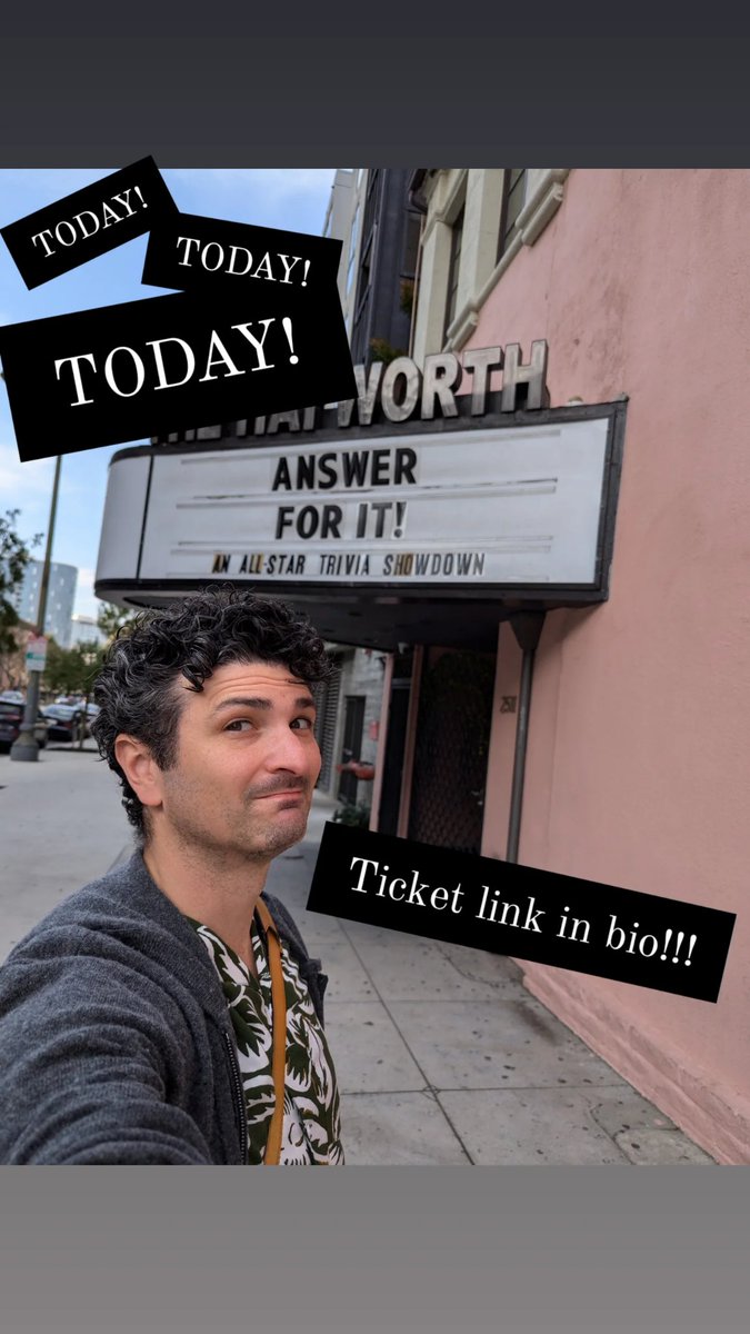 Joel Rubin (@joelrubin_) on Twitter photo Answer For It is back today at <a href="/JoinTheDynasty/">Dynasty Typewriter</a>, with all your faves! <a href="/JamesWillems/">James Willems</a>! <a href="/ElyseWillems/">Elyse Willems</a>! <a href="/AJLoCascio/">AJ LoCascio♥️♠️♦️♣️</a>! <a href="/IfyNwadiwe/">IFY | Away from Xitter</a>! <a href="/deadmeatjames/">Dead Meat</a>!
(I'm not a fave, just a booth boy)
dynastytypewriter.com/calendar-squad… Answer For It is back today at <a href="/JoinTheDynasty/">Dynasty Typewriter</a>, with all your faves! <a href="/JamesWillems/">James Willems</a>! <a href="/ElyseWillems/">Elyse Willems</a>! <a href="/AJLoCascio/">AJ LoCascio♥️♠️♦️♣️</a>! <a href="/IfyNwadiwe/">IFY | Away from Xitter</a>! <a href="/deadmeatjames/">Dead Meat</a>!
(I'm not a fave, just a booth boy)
dynastytypewriter.com/calendar-squad…