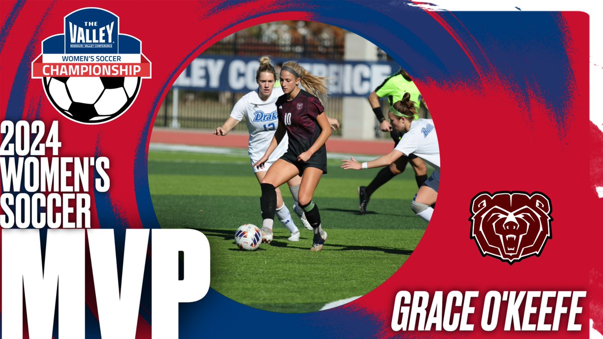 MVCsports's tweet photo. ⚽️2024 Women's Soccer MVP⚽️

Grace O'Keefe of Missouri State
@MoStateWSOC 

#MVCSoccer https://t.co/zQ7WPJFO7l