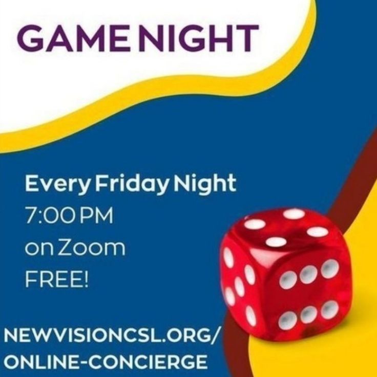 NewVisionCSL's tweet photo. Don’t worry about what you’ll do Friday night. We’ve got ya covered!⠀
⠀
Grab a snack and log in to a fabulous evening! ⠀
Zoom room and PW here: https://t.co/Wb4DcyJPRq
#Gamenight #WeAreNVC https://t.co/hAPLdpLFFl