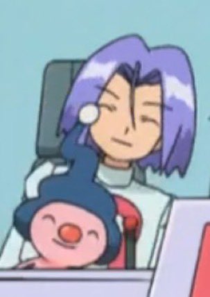 DailyJamesTeam1's tweet photo. James &amp; his dear Mime Junior.

#ロケット団 #anipoke #アニポケ #Pokemon #TeamRocket #コジロウ https://t.co/FbOBtEyuAN