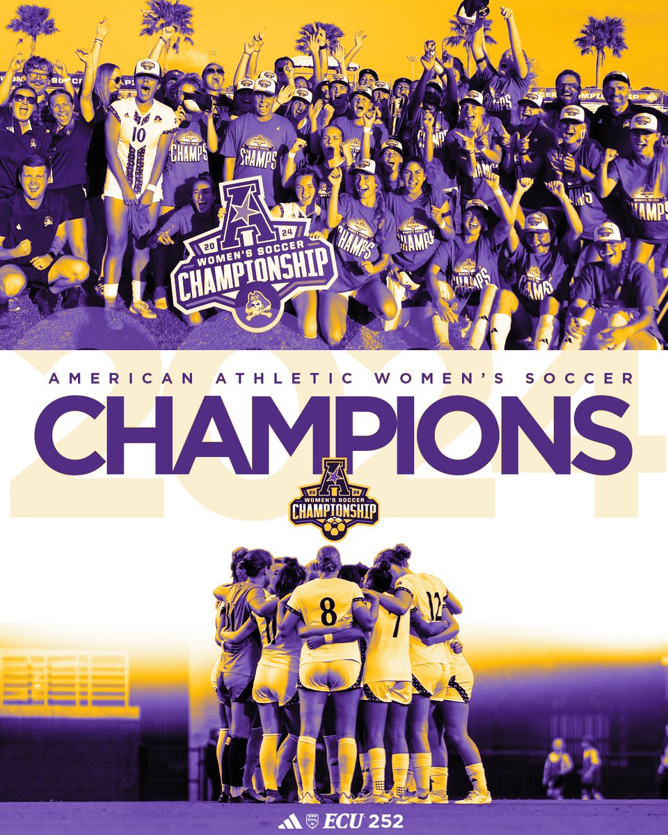2024 American Athletic Women's Soccer Champions! 🏆🏴‍☠️

#GoPirates