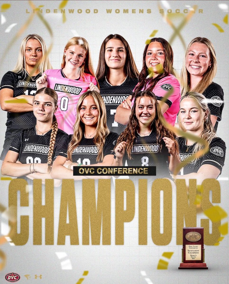 FOR THE FIRST TIME IN LINDENWOOD HISTORY, I PRESENT TO YOU YOUR 2024 OVC CHAMPIONS!!!! 

#S2P #ONEROAR