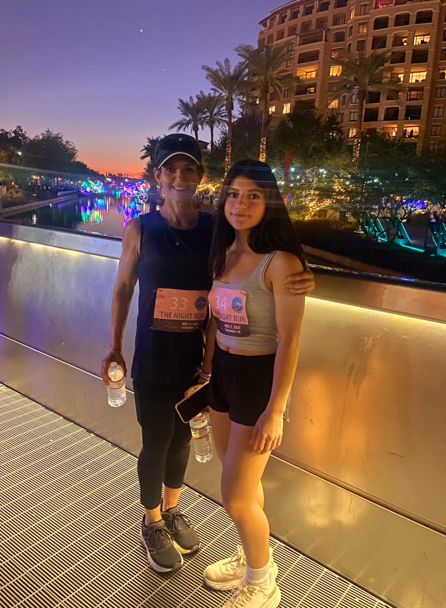 Ran with my daughter in her first 5k tonight at Canal Convergence.  Beautiful night to be out with my family enjoying one of Scottsdale's signature events. This is why we live here! Let's keep Scottsdale on top.