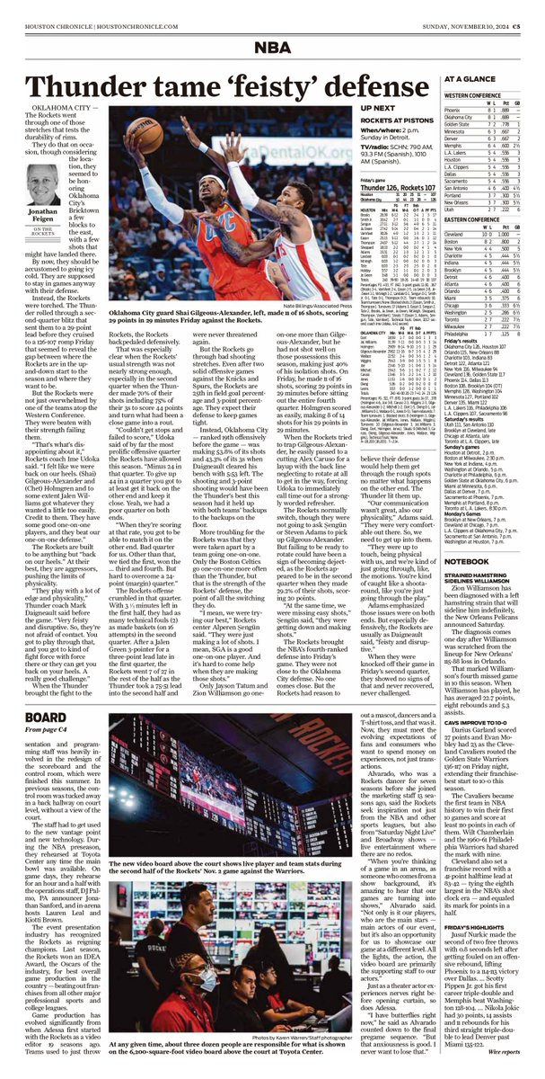 Danielle Lerner (@danielle_lerner) on Twitter photo In today's <a href="/HoustonChron/">Houston Chronicle</a>: Inside the Rockets' equivalent of a NASA command center, the new high-tech control room at Toyota Center
(Story to post online Monday) In today's <a href="/HoustonChron/">Houston Chronicle</a>: Inside the Rockets' equivalent of a NASA command center, the new high-tech control room at Toyota Center
(Story to post online Monday)
