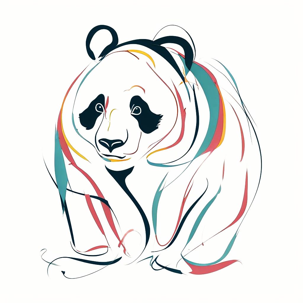 mscravata's tweet photo. Panda’s Tranquility. Visit https://t.co/MWt78BdtMI Pandas embody tranquility, encouraging a peaceful and balanced approach to life. #pandatranquility #calminart #modernanimaldesign #digitalcreatures #artforanimallovers #serenityinart https://t.co/6dFHos6J2m