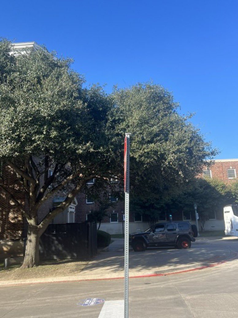 ACCessPony's tweet photo. Terrible look from SMU to take the Paul Layne sign down. Blantant disrespect to SMUs biggest fan. Not a good look. @AD_RickHart https://t.co/vBRKm8rsuy