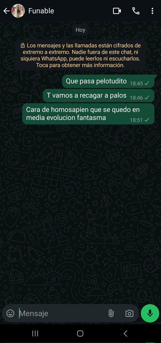 El fantasma apago el celular toco filtrarle el numero al papa 😂