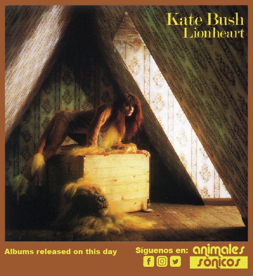 animalessonicos's tweet image. "Lionheart", segundo álbum de Kate Bush, fue lanzado el 10 de noviembre de 1978. #artpop #progressivepop