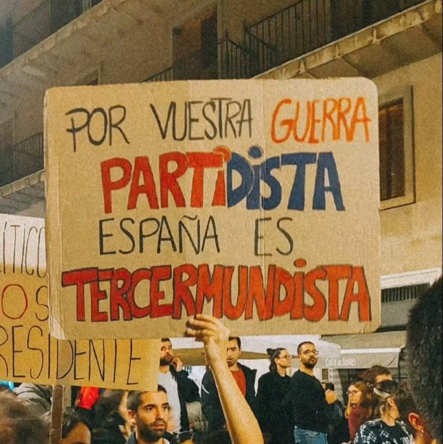 La pancarta con más sentido común vista últimamente en España.