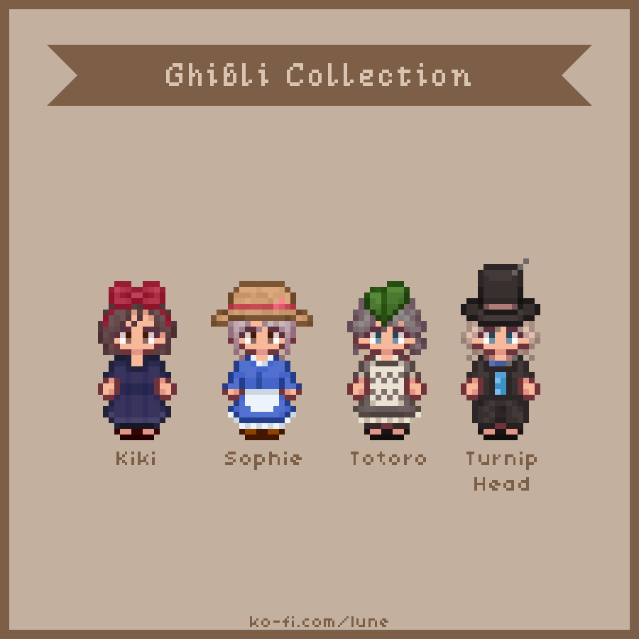 lunedewvalley's tweet image. my ghibli collection is pre-release for members!

consider joining one of my memberships to get access to mods a week early, vote in polls, access exclusive discord channels, etc!

📌 ko-fi.com/lune/tiers

#stardew #stardewvalley #stardewvalleymods