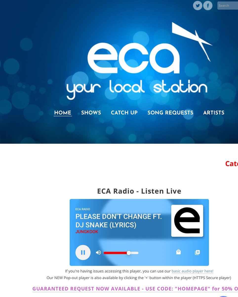 Barb1404TK's tweet photo. @The9pmShow @djsnake @ECARadio @GarethBayard Thank you for playing #PleaseDon'tChange by #JungKook feat. @djsnake on @ECARadio with DJ @GarethBayard
#The9pmShow #ECARadio https://t.co/VvrL1MfmRp