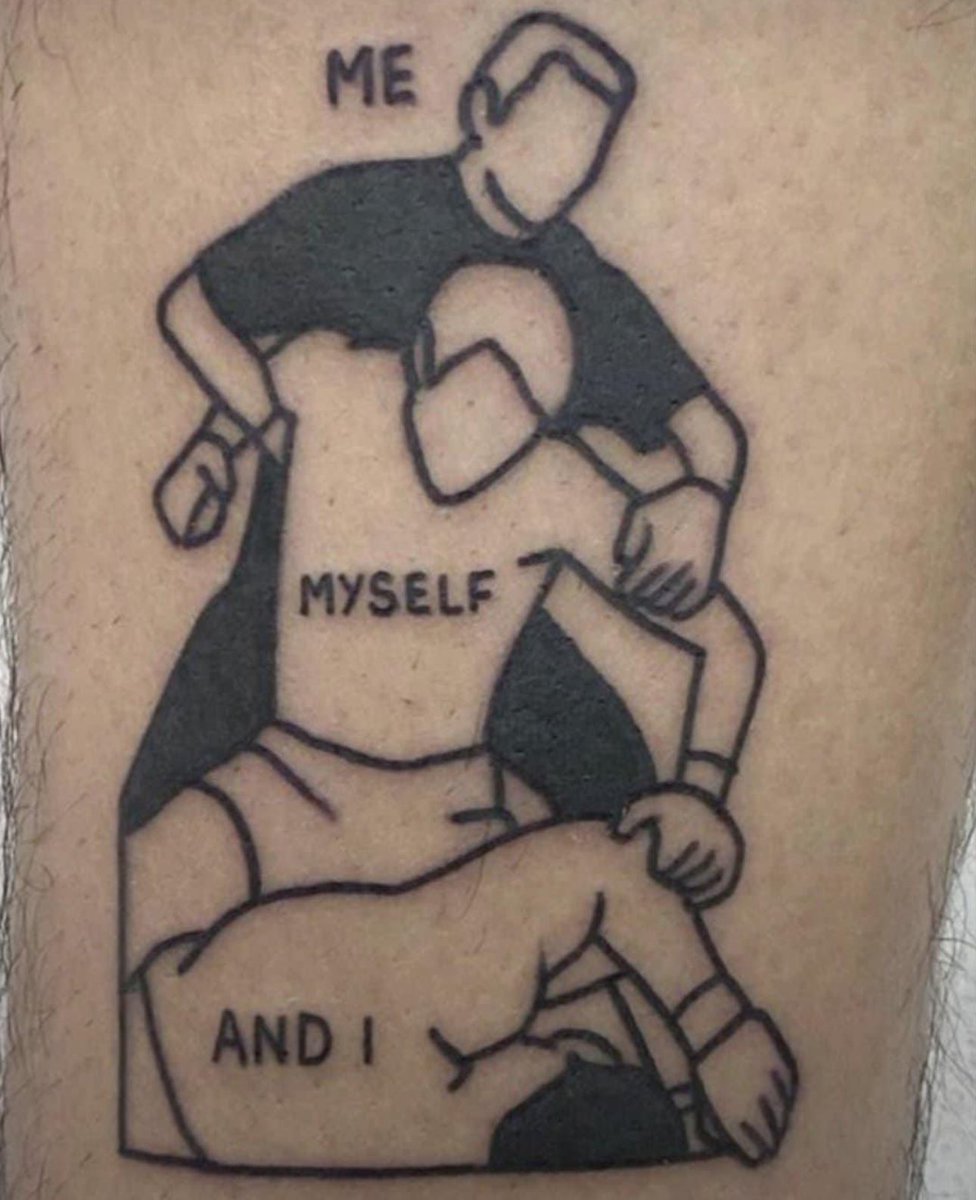 kane333_'s tweet photo. I get into fistfights with myself regularly. The upside is, I always win.
I’ve never been a competitive person—except with myself. I’m never satisfied, always pushing myself to places I wouldn’t push anyone else. https://t.co/P2lQHQlkFU
