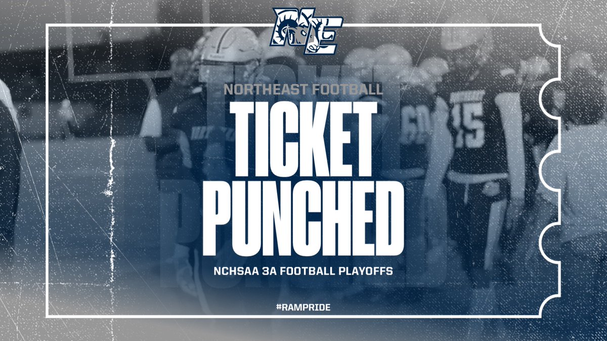 NEGHSRams's tweet photo. Ram Nation your rams are officially in the playoffs as the #29 seed and will travel to Jay M. Robinson H.S. on Nov 15. Time will be posted later. #RamPride https://t.co/nfzLgLlukn
