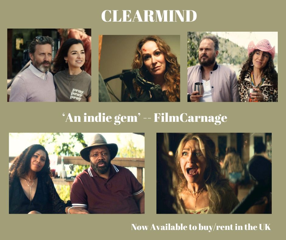 #ClearMindmovie is out in the UK! Catch the dark comedy critics call 'A film to watch for' - TheIndependentCritic, &amp; 'A darkly comedic tale of revenge'- Maddwolf 
Now avail in the UK on SkyStore, AppleTV, AmazonPrime, YouTube Movies, &amp; Microsoft Video Store! 🍿#spn #NewRelease