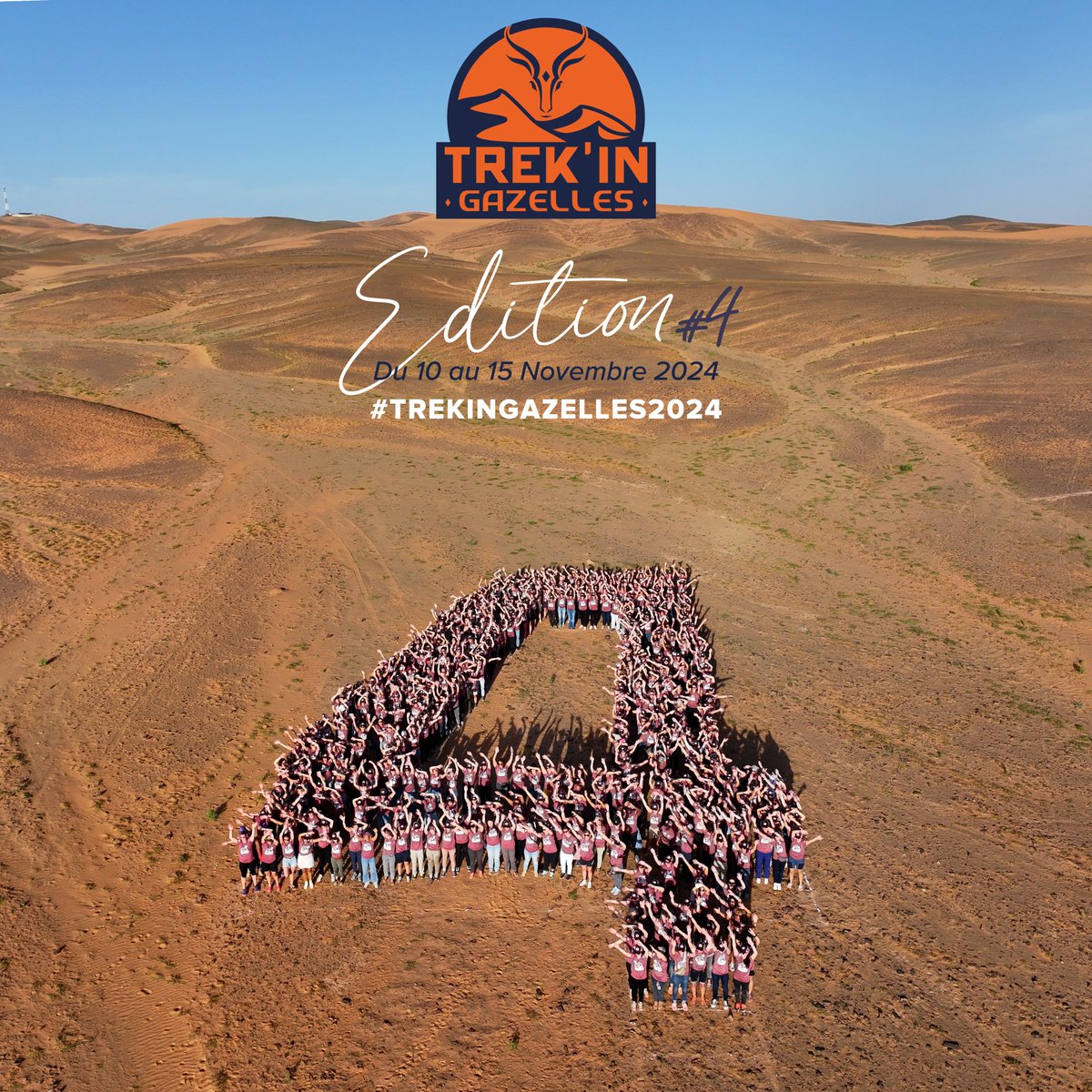 📷 La 4ème édition du <a href="/trekingazelles/">Trek'in gazelles</a> est officiellement lancée ! Suivez dès maintenant nos 420 Gazelles sur notre site live  👉live2024.trekingazelles.com
#Trekingazelles2024 #Gazellesenmarche #JoinTheGazelles #ainatlas <a href="/radiocheriefm/">Chérie FM</a>