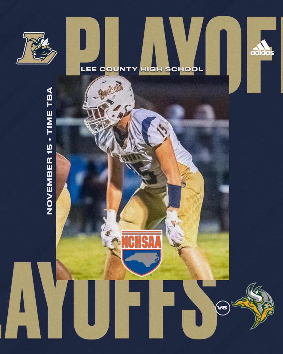 @lc_jacketsfb will travel to Jacksonville Friday to take on the #7 seed White Oak Vikings in the first round of the @nchsaa playoffs.  More details to come #jacketpride #togetherweswarm