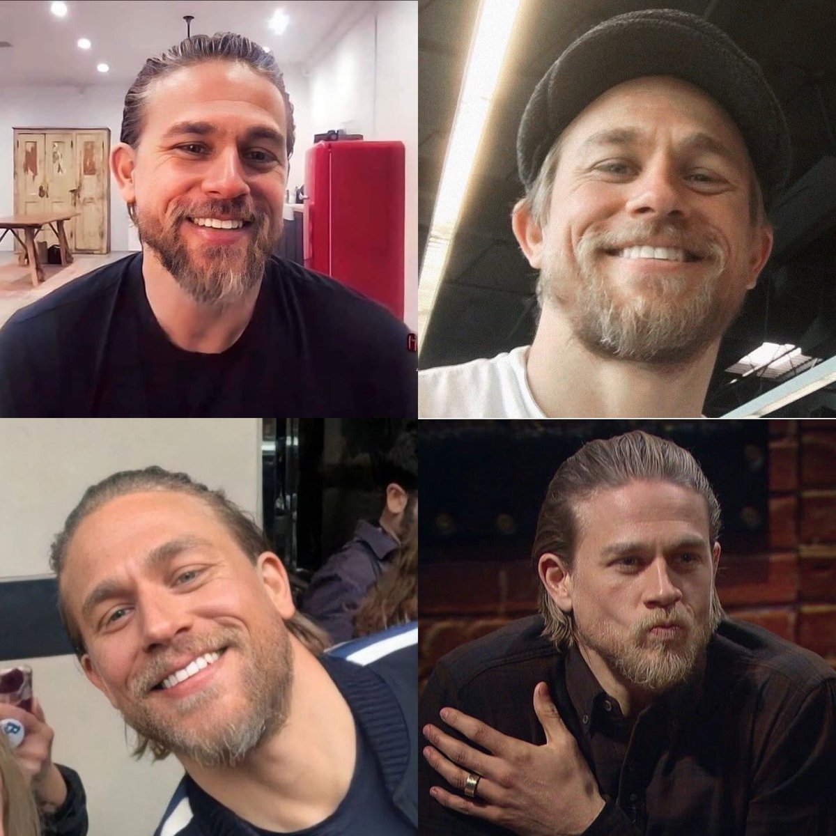 BlueFlamingos7's tweet photo. A needed pick me up today. #charliehunnam #mostbeautifulman #sexiestmanalive #puresunshinesmile๐ #soa #triplefrontier #shantaram #criminaltheseries #pacficrim #beardedbeauty #papillon #kingarthur ๐#jungleland #sweetheart ๐ https://t.co/mGEeBsbkf2